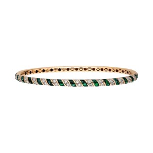 Tornado Bracelet - Malachite Enamel - Fizzy