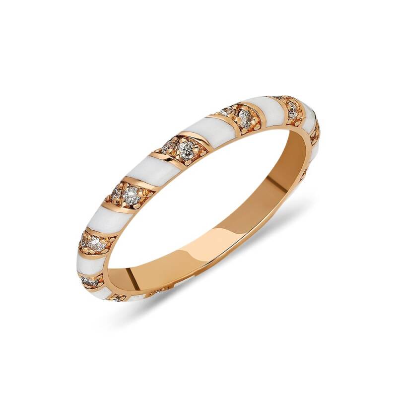 Tornado Yüzük - Beyaz Mine - 1