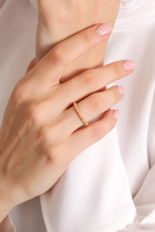 Tornado Yüzük - Turuncu Mine - 2