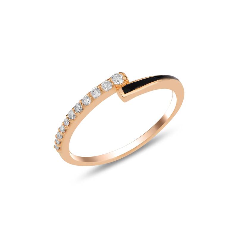 Twin Ring - Black Enamel - 1