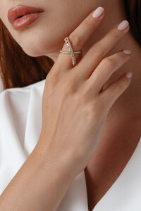 Yucca Ring - Marquise Rose - 2