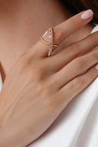 Yucca Ring - Marquise Rose - 3
